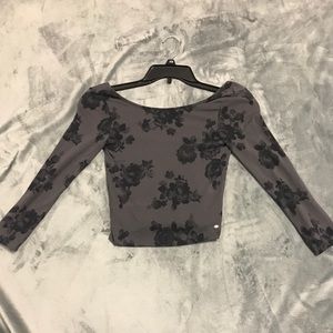 AE floral crop top